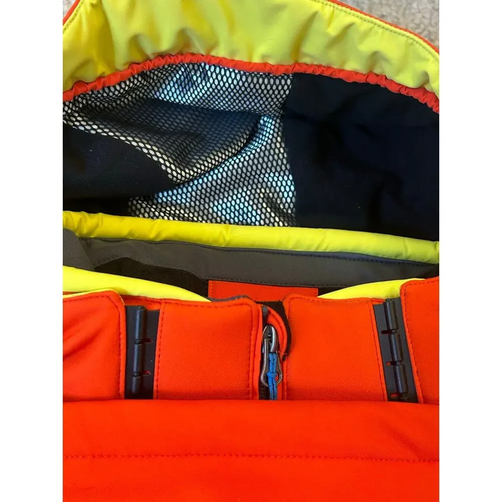 Killtec Allround Orange Hooded Ski Jacket Men's Large Water Resistant Windproof